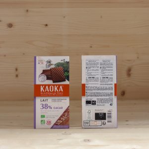 Txokolate esneduna %38 KAOKA, 100g